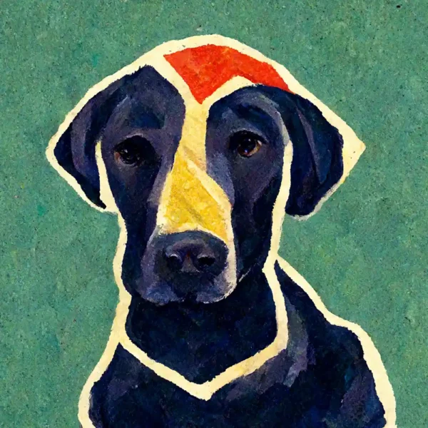 Labrador_style_Henri_Matisse