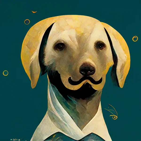 Labrador_style_Salvador_Dali