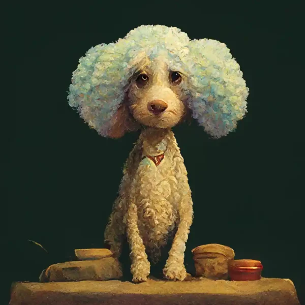 Poodle_style_Grant_Wood