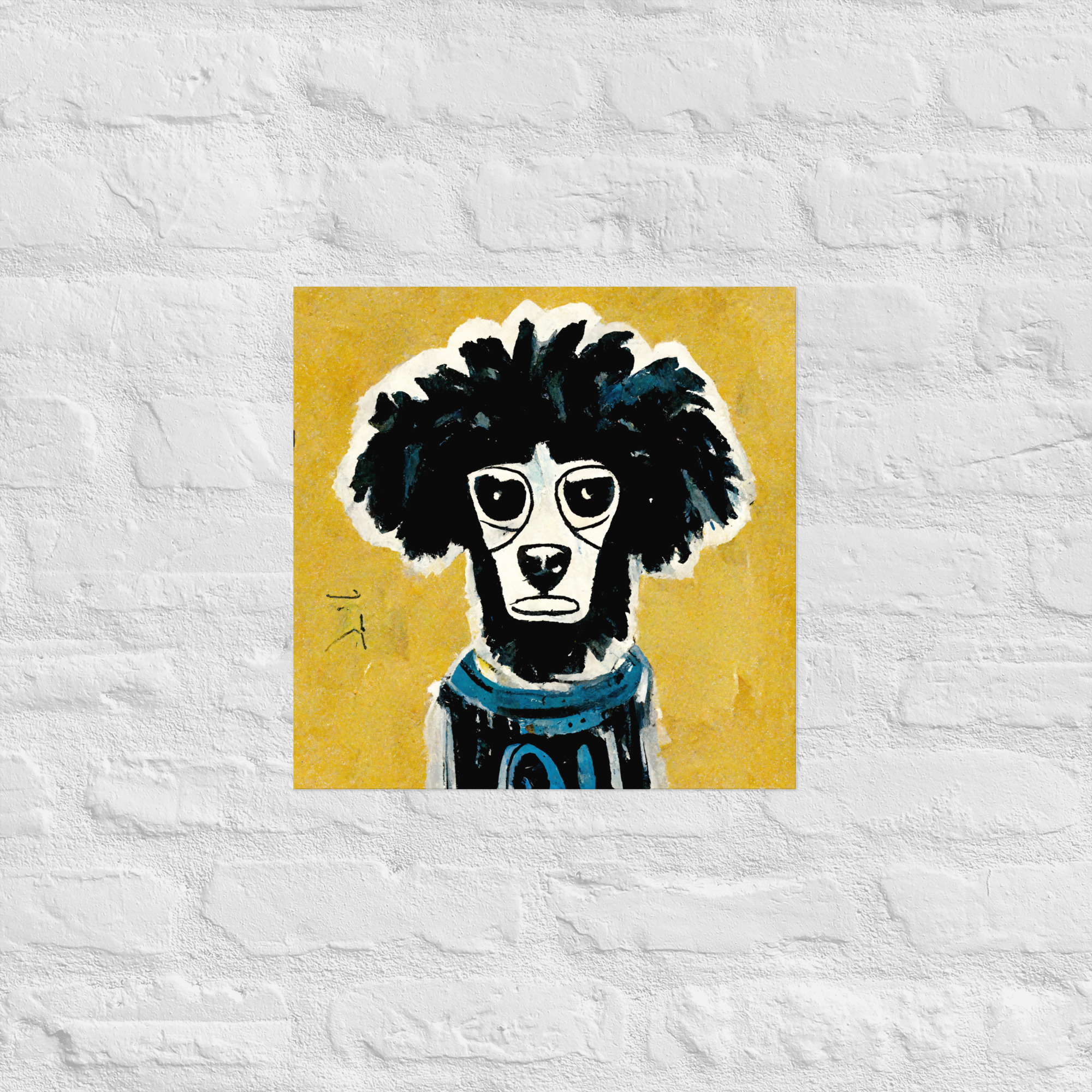 basquiat-style-poodle-poster-doggo-art