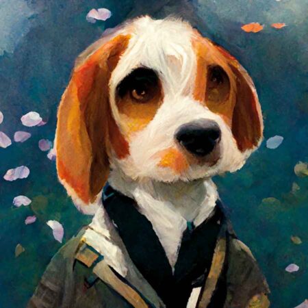 Beagle_in_the_style_of_Claude_Monet