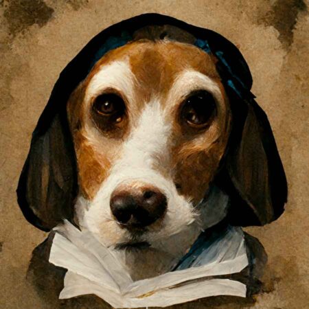 Beagle_in_the_style_of_Rembrant