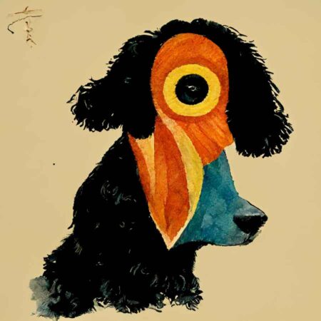 Cocker_Spaniel_in_the_style_of_Pablo_Picasso