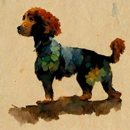 Cocker_Spaniel_in_the_style_of_Paul_Cezanne