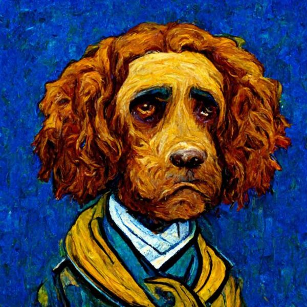Cocker_Spaniel_in_the_style_of_Vincent_Van_Gogh