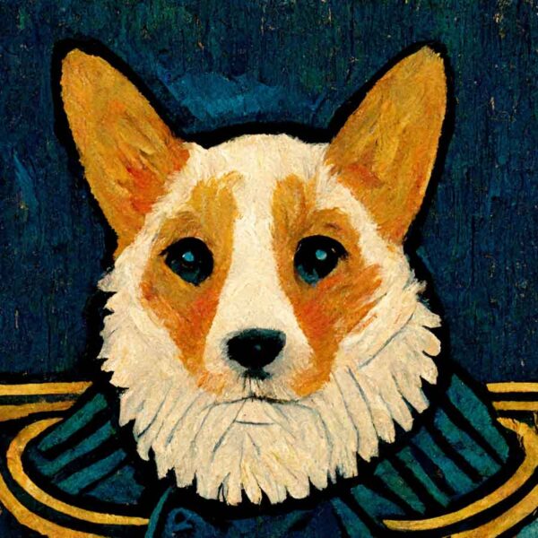 Corgi_in_the_style_of_Vincent_Van_Gogh