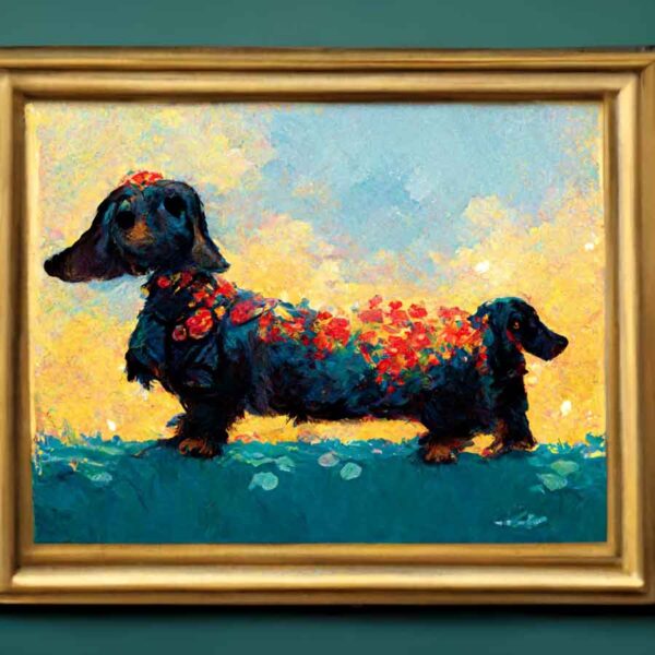 Dachshund_in_the_style_of_Claude_Monet