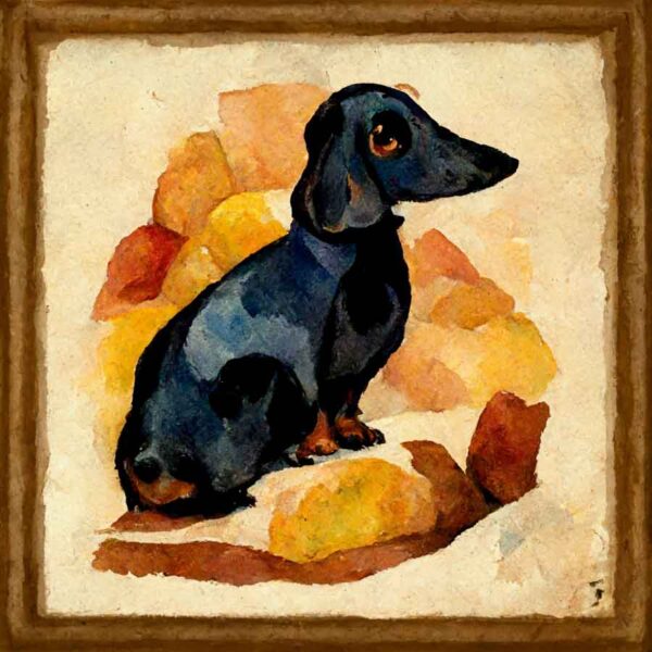 Dachshund_in_the_style_of_Paul_Cezanne