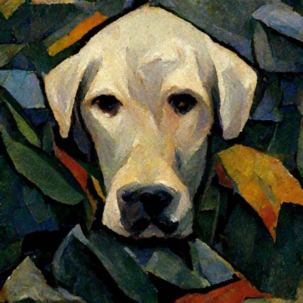 Labrador_in_the_style_of_Paul_Cezanne