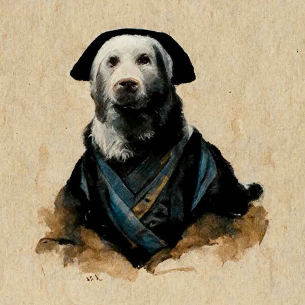 Labrador_in_the_style_of_Rembrant