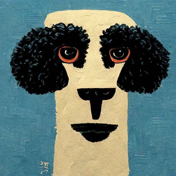 Poodle_in_the_style_of_Pablo_Picasso