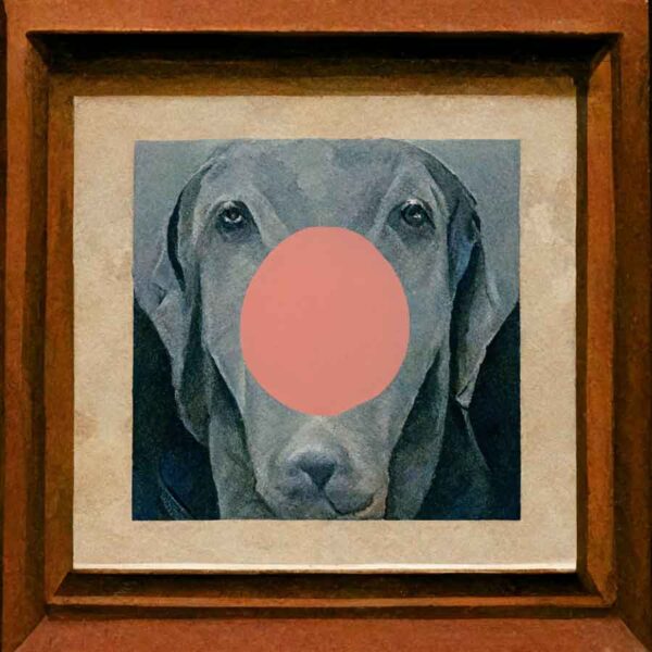 Weimaraner_in_the_style_of_Georgia_OKeeffe