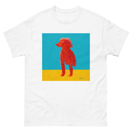 David Hockney Style Poodle T-Shirt