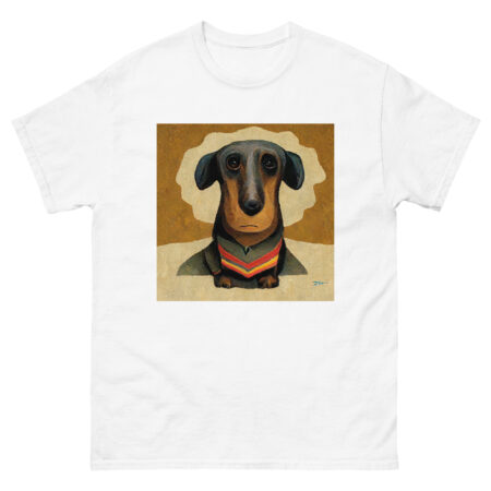 Grant Wood Style Dachshund T-Shirt