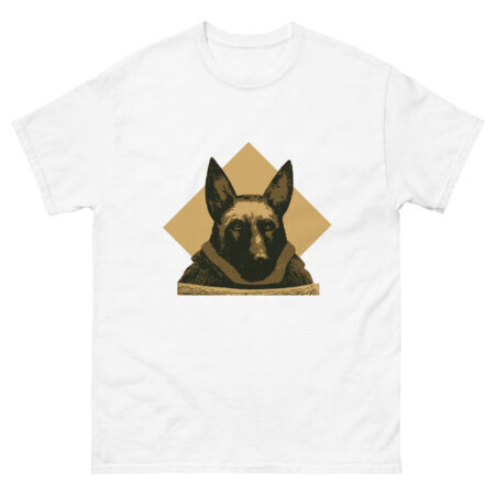 Grant Wood Style German Shepherd T-Shirt