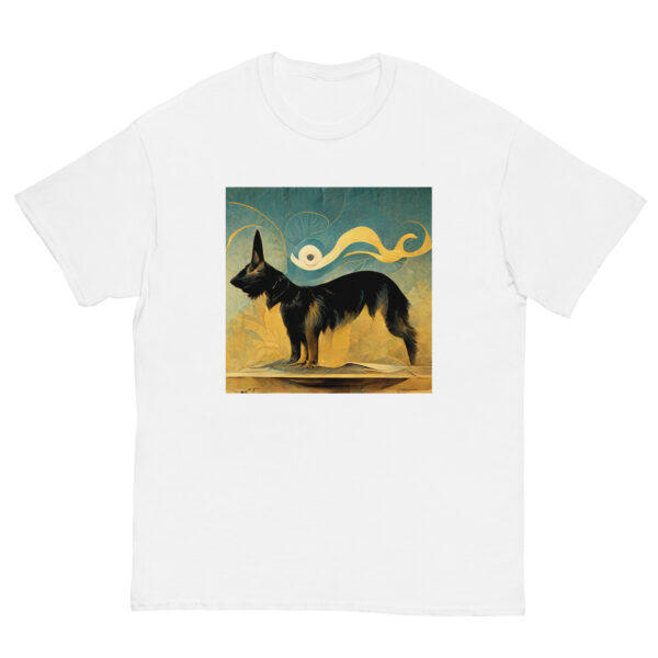 Salvador Dali Style German Shepherd T-Shirt - Image 3