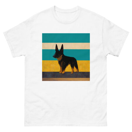 David Hockney Style German Shepherd T-Shirt