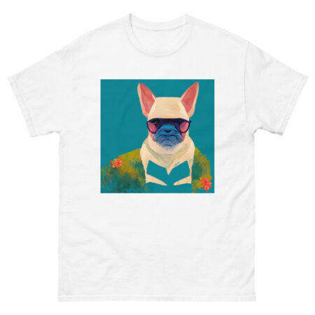 David Hockney Style French Bulldog T-Shirt