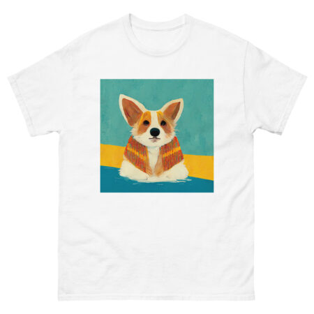 David Hockney Style Corgi T-Shirt