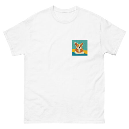 David Hockney Style Corgi T-Shirt