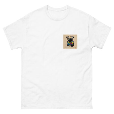 Jean-Michel Basquiat Style Pug T-Shirt