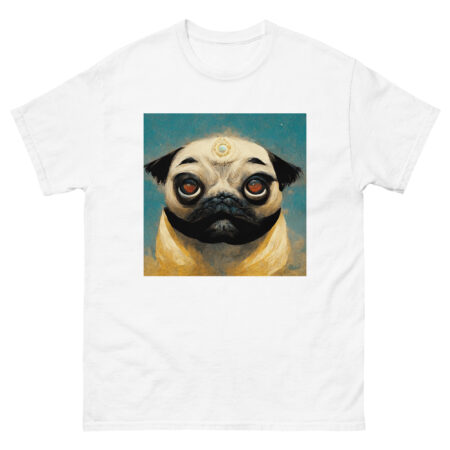 Salvador Dali Style Pug T-Shirt