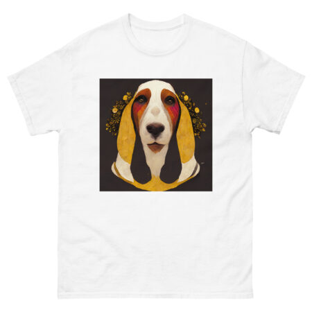 Guztav Klimt Style Basset Hound T-Shirt