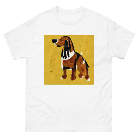 Jean-Michel Basquiat Style Basset Hound T-Shirt
