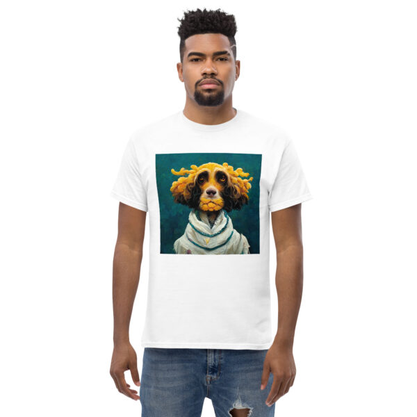 Salvador Dali Style Cocker Spaniel T-Shirt - Image 4
