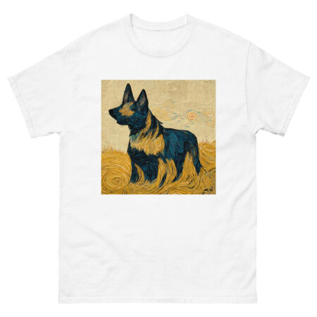Vincent Van Gogh Style German Shepherd T-Shirt