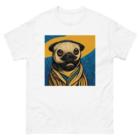 Vincent Van Gogh Style Pug T-Shirt