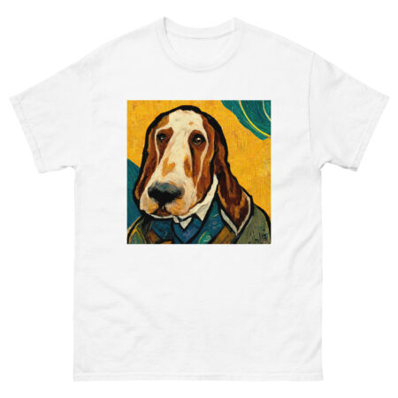 Vincent Van Gogh Style Basset Hound T-Shirt