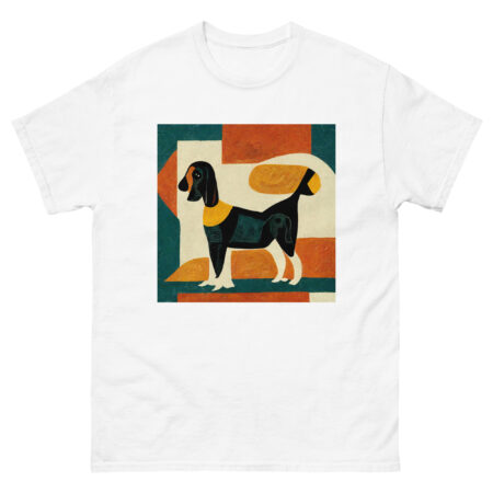Pablo Picasso Style Basset Hound T-Shirt