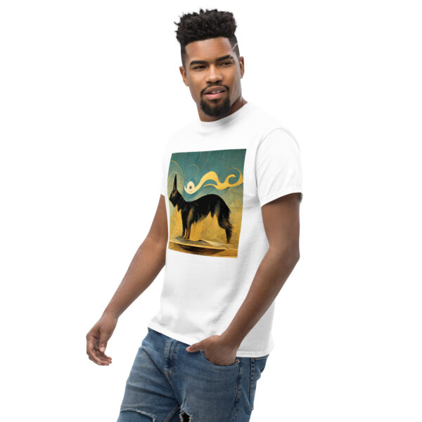 Salvador Dali Style German Shepherd T-Shirt - Image 7