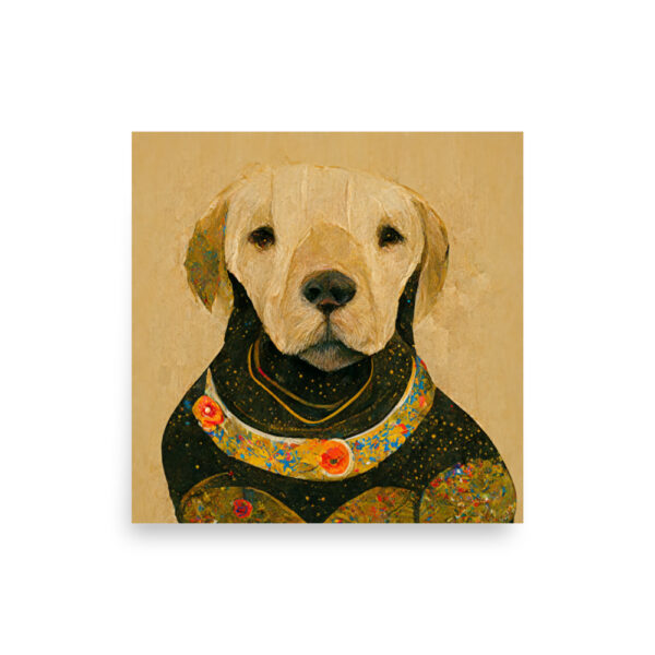 Guztav Klimt Style Labrador