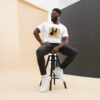 Georgia O'Keeffe Style German Shepherd T-Shirt - Image 2