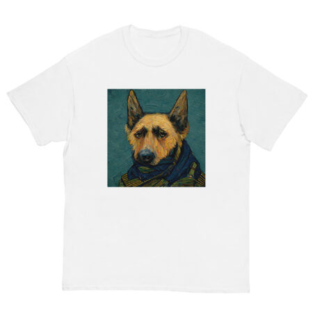 Vincent Van Gogh Style German Shepherd T-Shirt