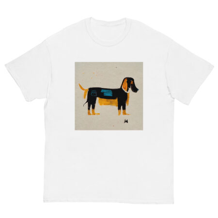 Jean-Michel Basquiat Style Basset Hound T-Shirt