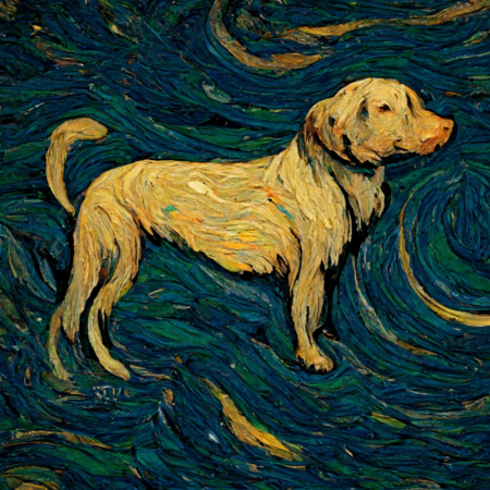 Labrador_in_the_style_of_Vincent_Van_Gogh